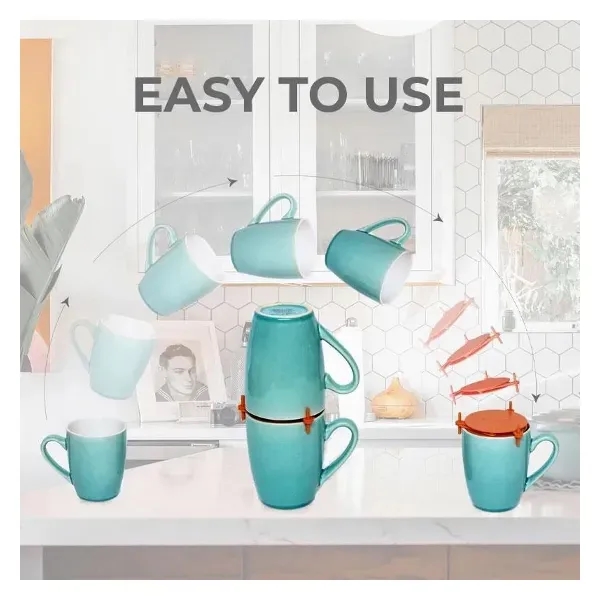 Telescopic Adjustable Cup Holder Drinkware Stacker - Telescopic Adjustable Cup Holder Drinkware Stacker - Image 3 of 5