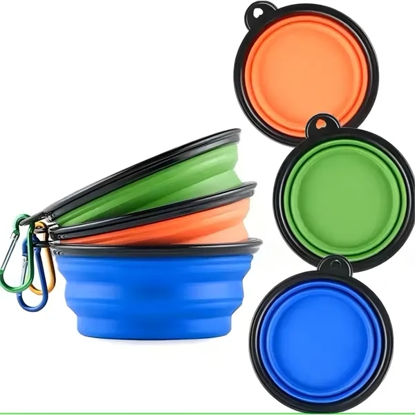 Collapsible colorful Pet Bowl Carabiner - Collapsible colorful Pet Bowl Carabiner - Image 1 of 5