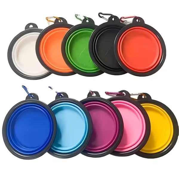 Collapsible colorful Pet Bowl Carabiner - Collapsible colorful Pet Bowl Carabiner - Image 2 of 5