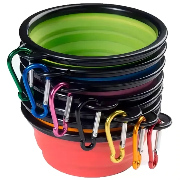 Collapsible colorful Pet Bowl Carabiner - Collapsible colorful Pet Bowl Carabiner - Image 4 of 5