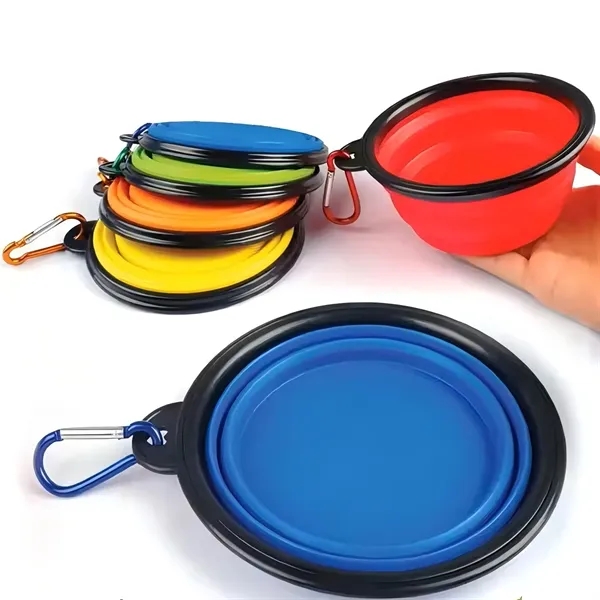 Collapsible colorful Pet Bowl Carabiner - Collapsible colorful Pet Bowl Carabiner - Image 5 of 5