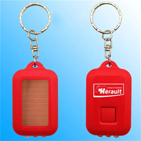 Solar LED Keychain Flashlight - Solar LED Keychain Flashlight - Image 3 of 5