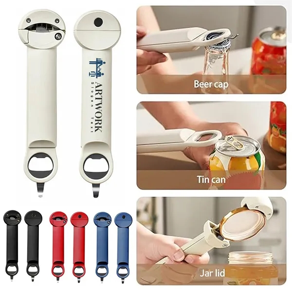 Multifunctional Bottle Opener and Can Jar Lid Gripper - Multifunctional Bottle Opener and Can Jar Lid Gripper - Image 0 of 4