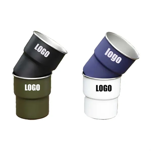10.15 Oz Reusable Stainless Steel Party Beer Cup - 10.15 Oz Reusable Stainless Steel Party Beer Cup - Image 0 of 4