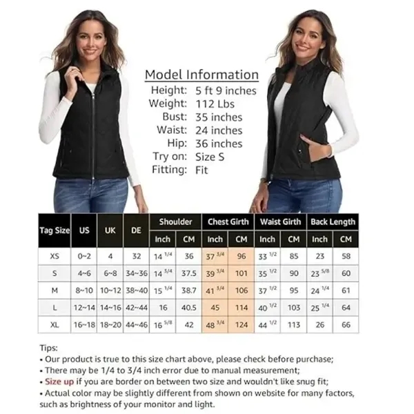 Custom Winter Fashion Women's Quilted Vest - Custom Winter Fashion Women's Quilted Vest - Image 4 of 8