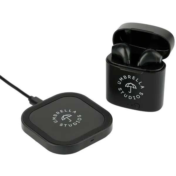 Oros TWS Auto Pair Earbuds & Wireless Charging Pad - Oros TWS Auto Pair Earbuds & Wireless Charging Pad - Image 1 of 1