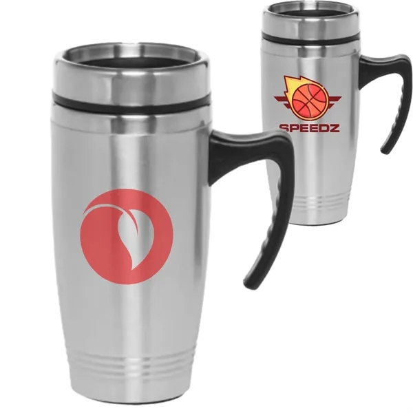 16 oz. Stainless Steel Outer Shell Travel Mugs
