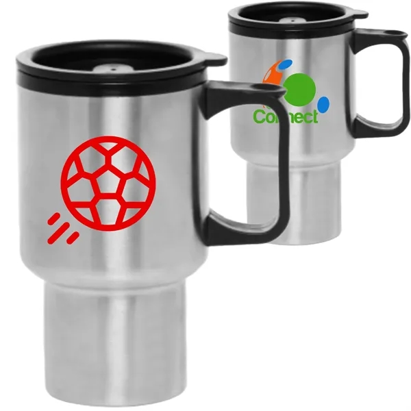 14 oz. Travel Tumbler w/ Thermal Insulation - 14 oz. Travel Tumbler w/ Thermal Insulation - Image 0 of 3