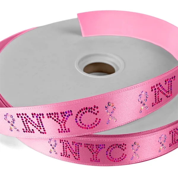 1" Badge Satin Ribbon - 25yd Roll - Sparkle - 1" Badge Satin Ribbon - 25yd Roll - Sparkle - Image 8 of 19
