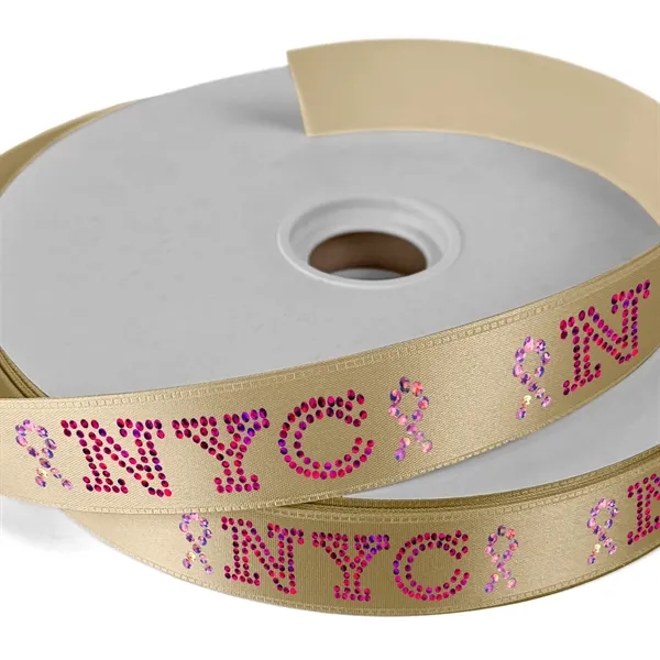 1" Badge Satin Ribbon - 25yd Roll - Sparkle - 1" Badge Satin Ribbon - 25yd Roll - Sparkle - Image 10 of 19