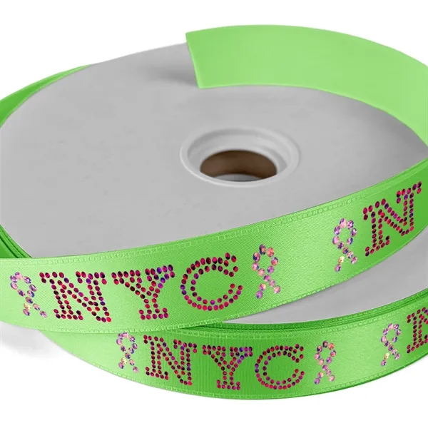 1" Badge Satin Ribbon - 25yd Roll - Sparkle - 1" Badge Satin Ribbon - 25yd Roll - Sparkle - Image 14 of 19