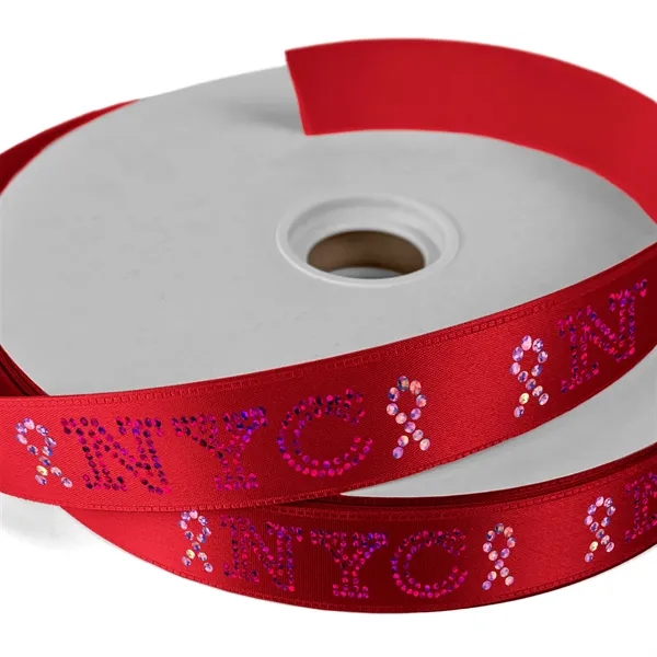 1" Badge Satin Ribbon - 25yd Roll - Sparkle - 1" Badge Satin Ribbon - 25yd Roll - Sparkle - Image 19 of 19