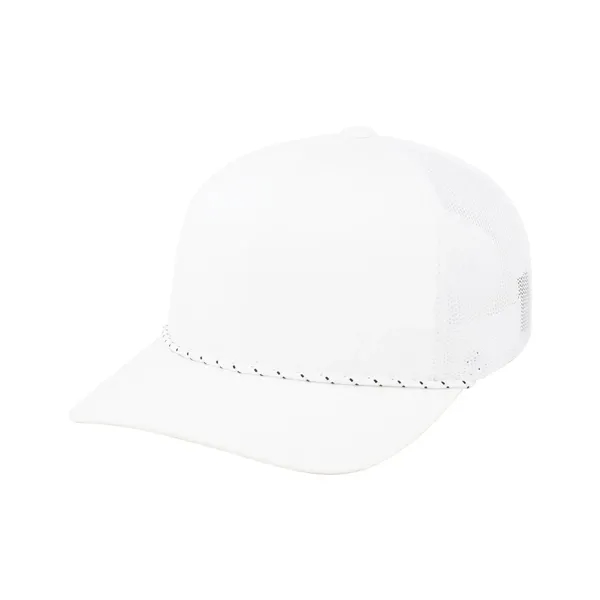 Pacific Headwear Trucker Snapback Braid Cap - Pacific Headwear Trucker Snapback Braid Cap - Image 40 of 70