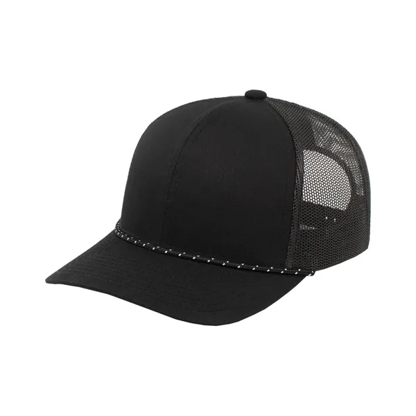 Pacific Headwear Trucker Snapback Braid Cap - Pacific Headwear Trucker Snapback Braid Cap - Image 50 of 70