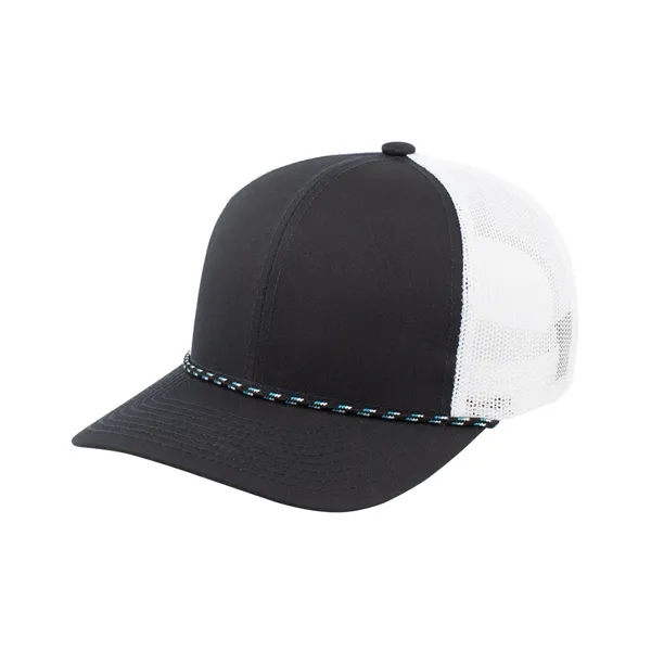 Pacific Headwear Trucker Snapback Braid Cap - Pacific Headwear Trucker Snapback Braid Cap - Image 60 of 70