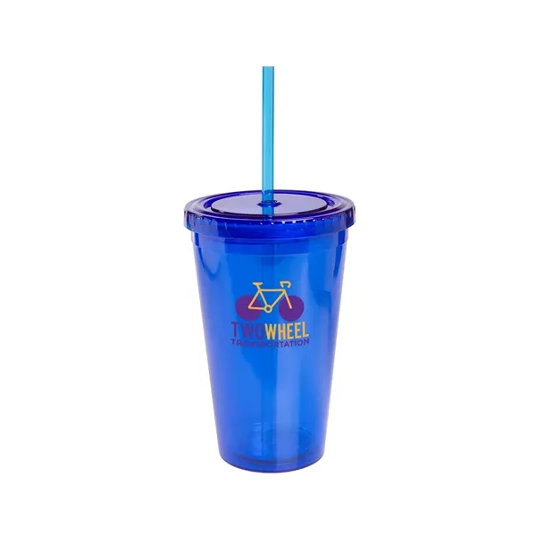 Prime Line 16oz Double Wall Cool Acrylic Tumbler - Prime Line 16oz Double Wall Cool Acrylic Tumbler - Image 5 of 6