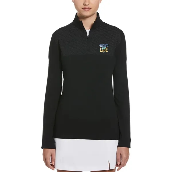 Perry Ellis Ladies 1/4 Zip Pullover - Perry Ellis Ladies 1/4 Zip Pullover - Image 0 of 4