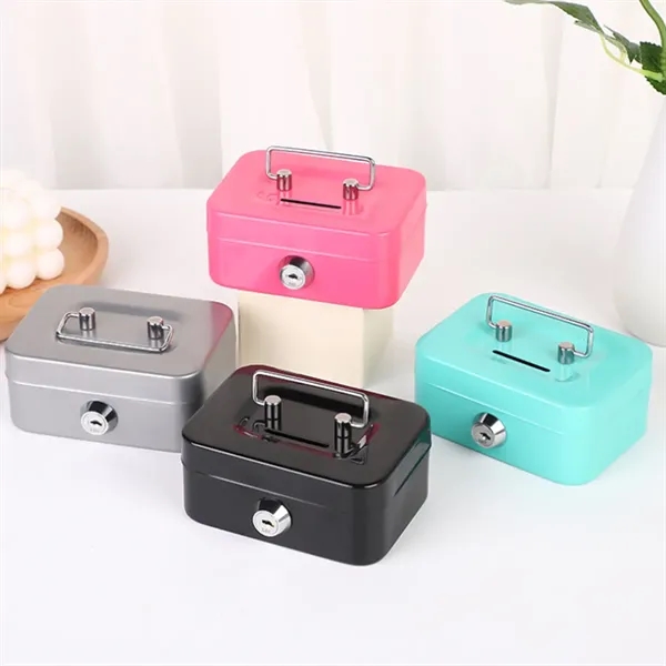 Small Cash Box With Lock And Slot - Small Cash Box With Lock And Slot - Image 2 of 2