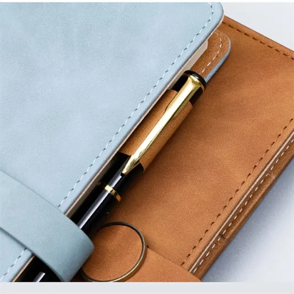 A5 Pu Leather Notebook With Buckle - A5 Pu Leather Notebook With Buckle - Image 4 of 4
