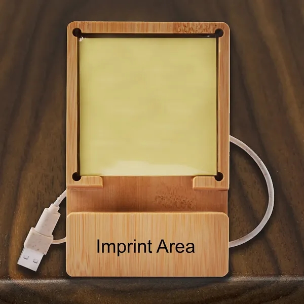 Bamboo USB Hub/Phone Holder/Small Post It Holder - Bamboo USB Hub/Phone Holder/Small Post It Holder - Image 6 of 6
