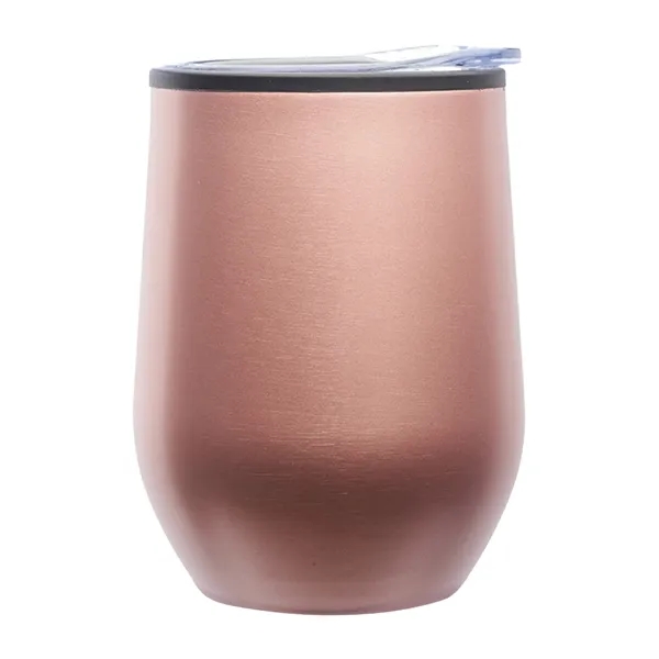 12 Oz. Shelby Stemless Wine Glasses W/ Convenient Lid