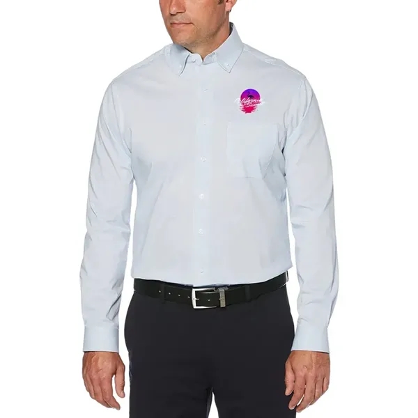 Perry Ellis Mini-Grid Woven Shirt - Perry Ellis Mini-Grid Woven Shirt - Image 0 of 4