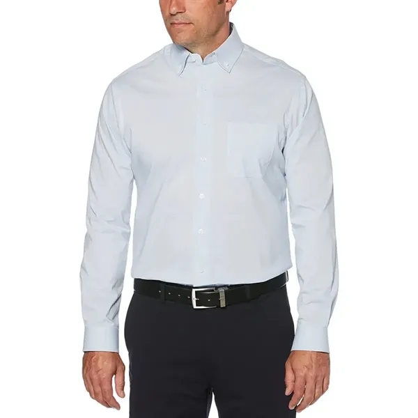 Perry Ellis Mini-Grid Woven Shirt - Perry Ellis Mini-Grid Woven Shirt - Image 1 of 4