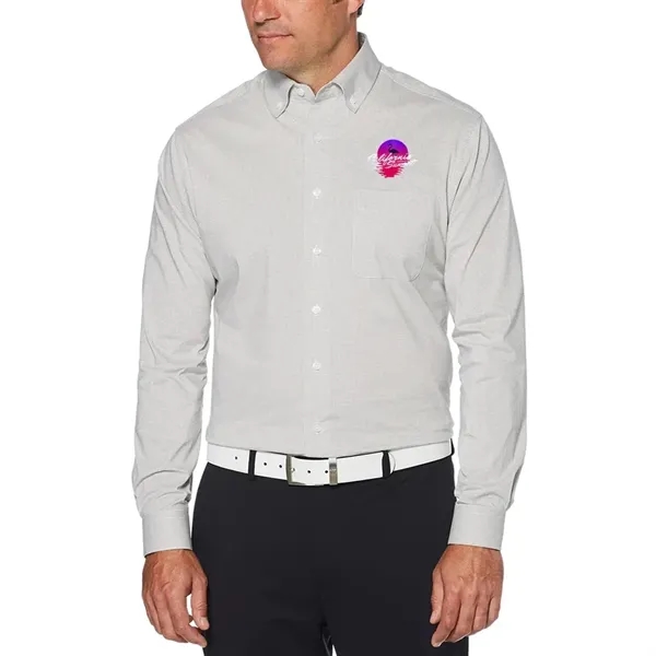 Perry Ellis Mini-Grid Woven Shirt - Perry Ellis Mini-Grid Woven Shirt - Image 4 of 4