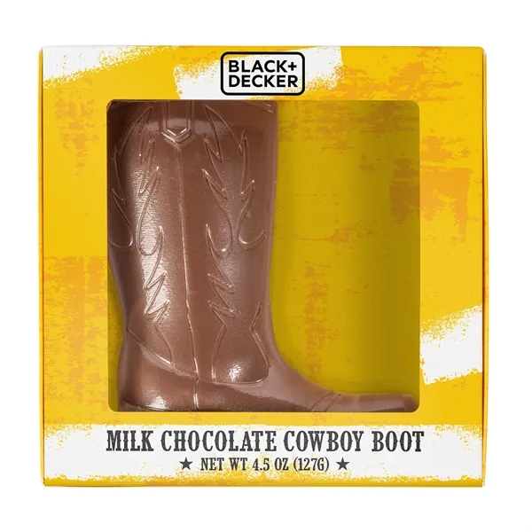 4.5 oz. Chocolate Molded Cowboy Boot - 4.5 oz. Chocolate Molded Cowboy Boot - Image 0 of 0