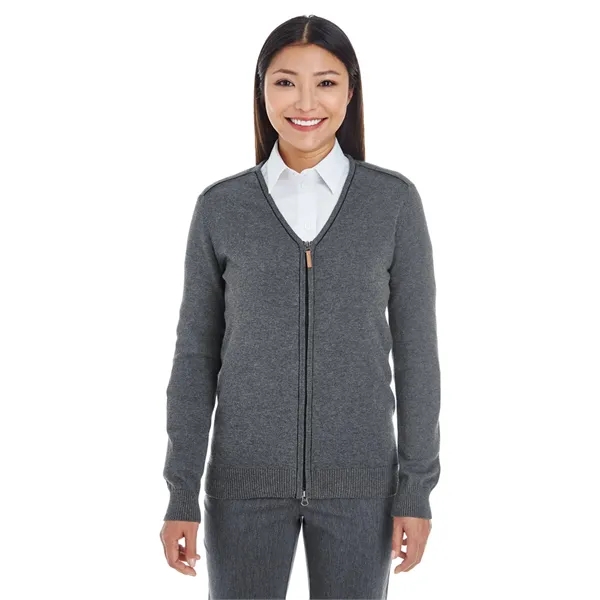 Devon & Jones Ladies' Manchester Fully-Fashioned Full-Zip... - Devon & Jones Ladies' Manchester Fully-Fashioned Full-Zip... - Image 13 of 27