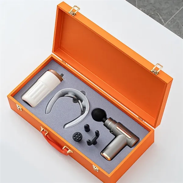 Business Gift Set Coffee Mug Neck Muscle Massager Gun Kit - Business Gift Set Coffee Mug Neck Muscle Massager Gun Kit - Image 2 of 3
