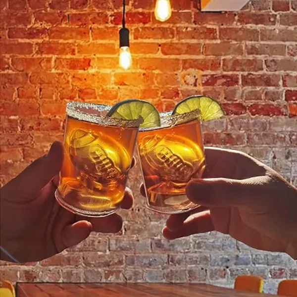 Football Reversible Shot Glasses 2Oz / 4.5Oz - Football Reversible Shot Glasses 2Oz / 4.5Oz - Image 3 of 3