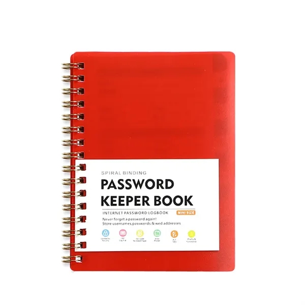 A6 Password Book With Alphabetical Tabs - A6 Password Book With Alphabetical Tabs - Image 5 of 7