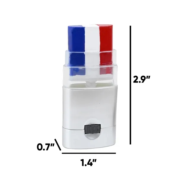 Three Color Human Face Painting 2.9" x 1.4" x 0.7" - Three Color Human Face Painting 2.9" x 1.4" x 0.7" - Image 5 of 5