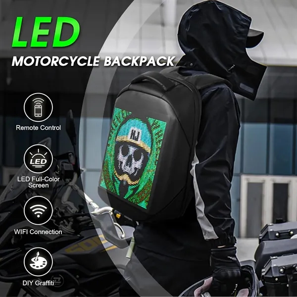 App Control DIY LED Display Backpack - App Control DIY LED Display Backpack - Image 6 of 8