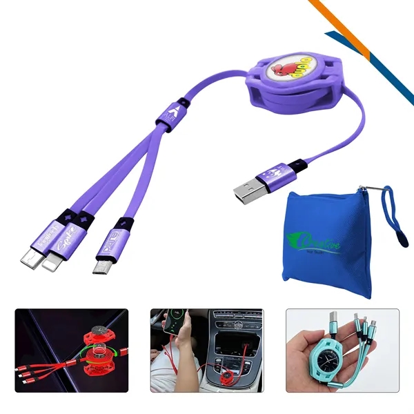 Avery 3 in 1 Charging Cable - Avery 3 in 1 Charging Cable - Image 2 of 9
