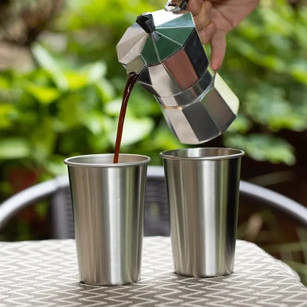 16 OZ Stainless Steel Cup - 16 OZ Stainless Steel Cup - Image 2 of 2