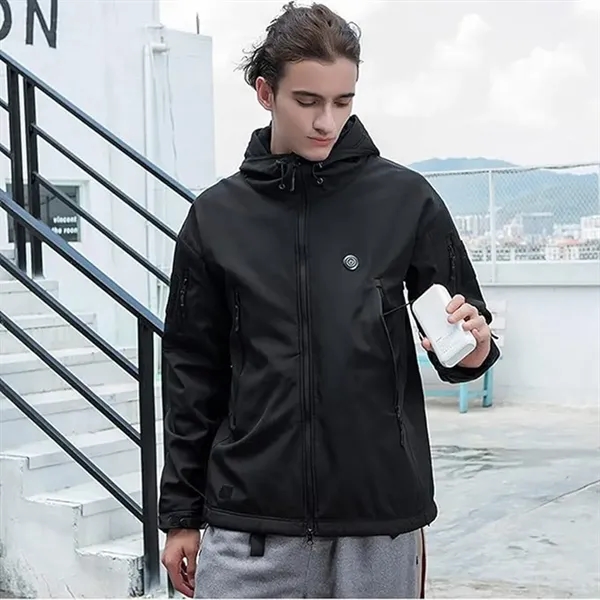 USB Rechargeable Electric Heated Jacket For Outdoor Sports - USB Rechargeable Electric Heated Jacket For Outdoor Sports - Image 5 of 5