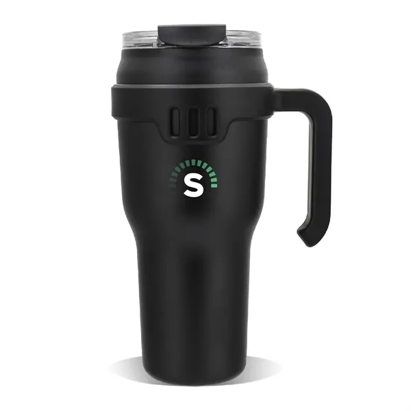 40 oz. Stainless Vacuum Insulated Mug w/ Handle, Straw & Lid - 40 oz. Stainless Vacuum Insulated Mug w/ Handle, Straw & Lid - Image 0 of 6