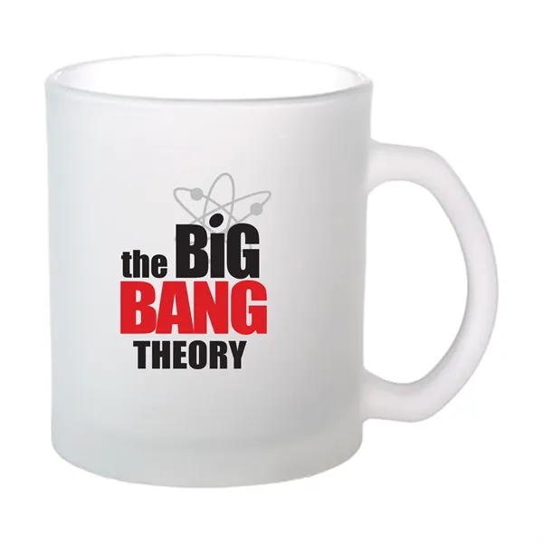 11.5 Oz. Full Color Sublimation Frosted Glass Coffee Mugs - 11.5 Oz. Full Color Sublimation Frosted Glass Coffee Mugs - Image 0 of 2