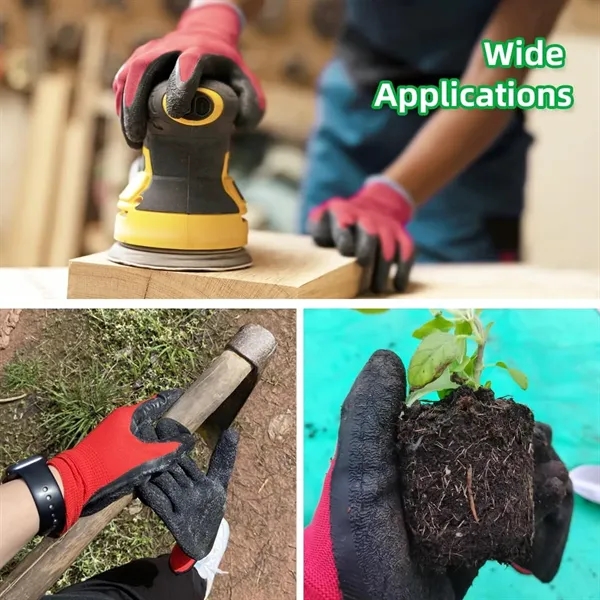 Breathable Rubber Coated Garden Gloves - Breathable Rubber Coated Garden Gloves - Image 5 of 6