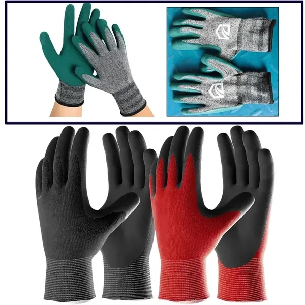 Breathable Rubber Coated Garden Gloves - Breathable Rubber Coated Garden Gloves - Image 0 of 6