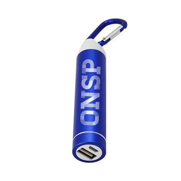 2200 mAh Carabiner Power Bank - 2200 mAh Carabiner Power Bank - Image 1 of 4