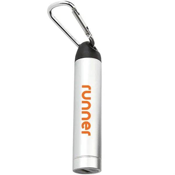 2200 mAh Carabiner Power Bank - 2200 mAh Carabiner Power Bank - Image 3 of 4