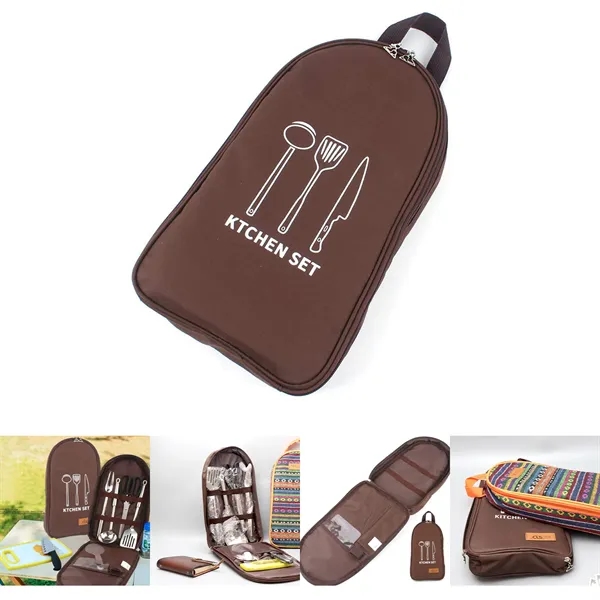 Cooking Utensils Organizer Travel Bag - Cooking Utensils Organizer Travel Bag - Image 0 of 4