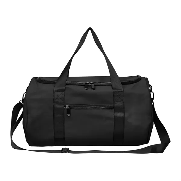Custom Hudson Recycled Leatherette Duffel Bag