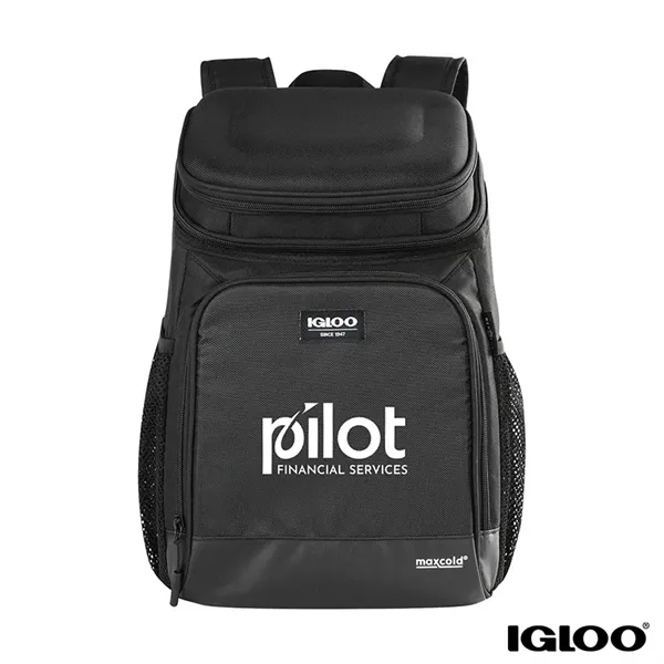 Igloo® MaxCold® Evergreen 18-Can RPET Cooler Backpack - Igloo® MaxCold® Evergreen 18-Can RPET Cooler Backpack - Image 1 of 1