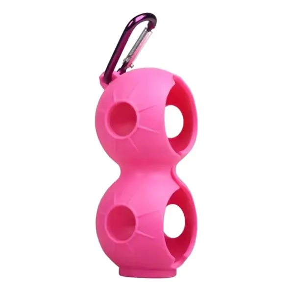 Duo Silicone Golf Ball Holder with Carabiner - Duo Silicone Golf Ball Holder with Carabiner - Image 13 of 13