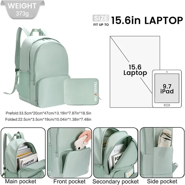 Lightweight Foldable Backpack - Lightweight Foldable Backpack - Image 4 of 15