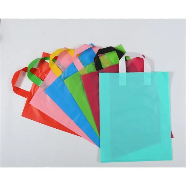Soft Loop Handle Plastic Bag - Soft Loop Handle Plastic Bag - Image 2 of 2